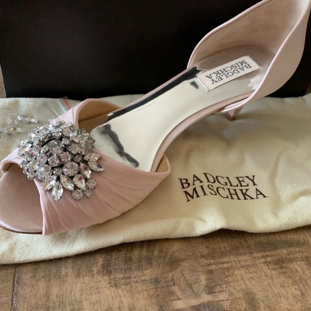 Bartley Mischka Pink Shoes